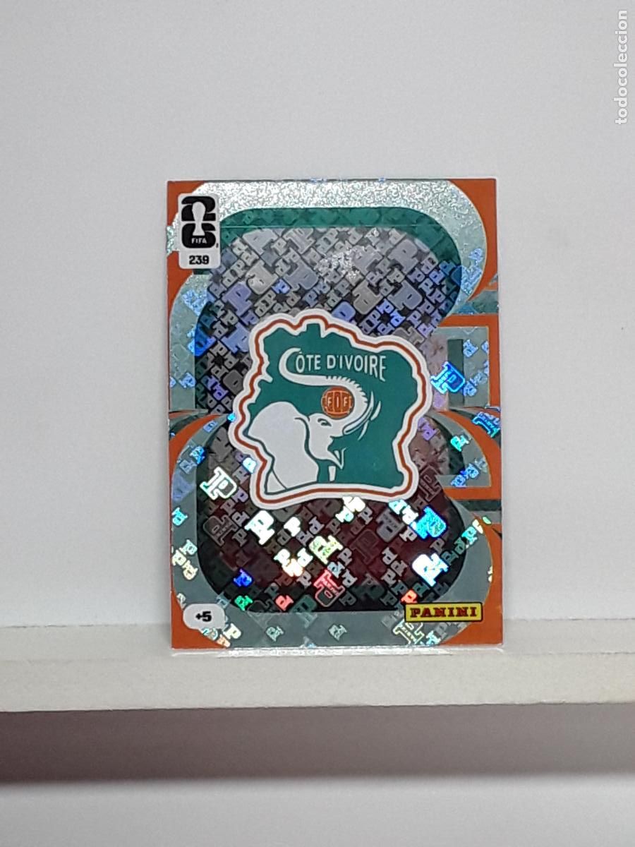 Cromos de f&uacute;tbol: ADRENALYN MUNDIAL 2026 WORLD CUP 26 ALBUM PANINI N 239 COSTA DE MARFIL ESCUDO LOGO