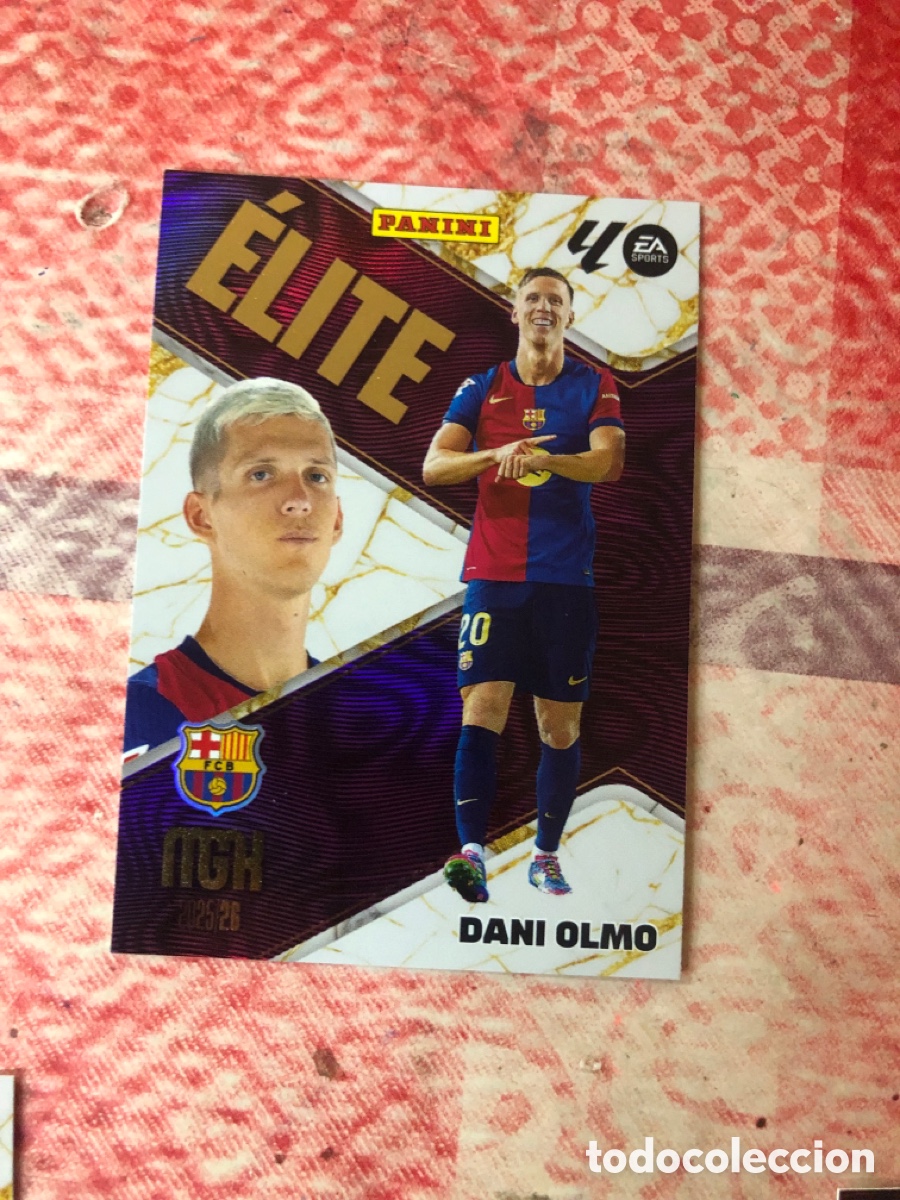 Cromos de f&uacute;tbol: DANI OLMO ELITE 4 MEGACRACKS 2025 2026 25 26