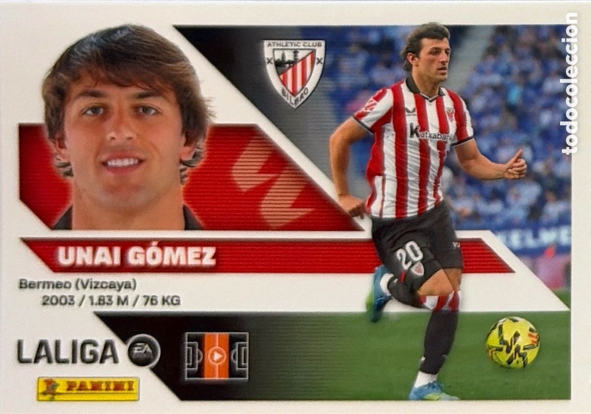 Cromos de f&uacute;tbol: 13.- Unai G&oacute;mez (ATHL. BILBAO) - COLECCIONES ESTE 2026/27 (PANINI)