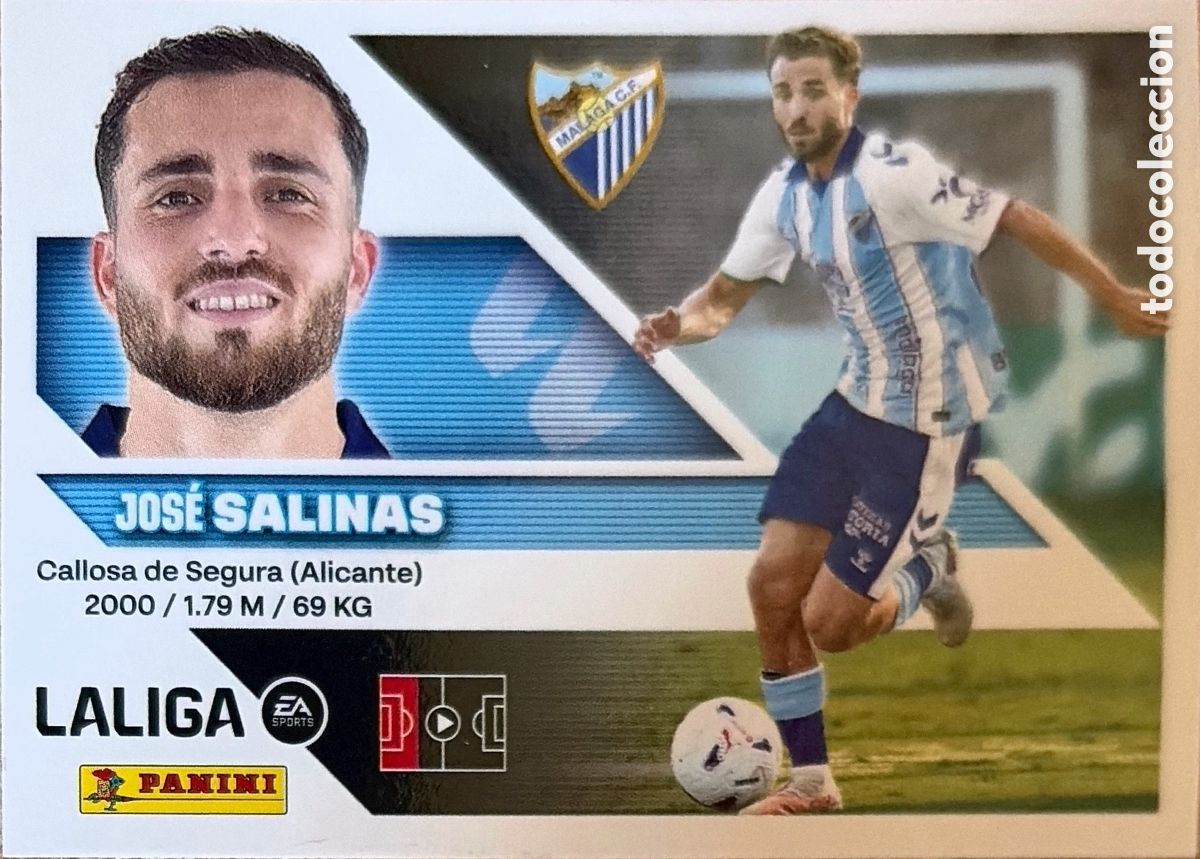 Cromos de f&uacute;tbol: 10.- Salinas (MALAGA) - COLECCIONES ESTE 2026/27 (PANINI)