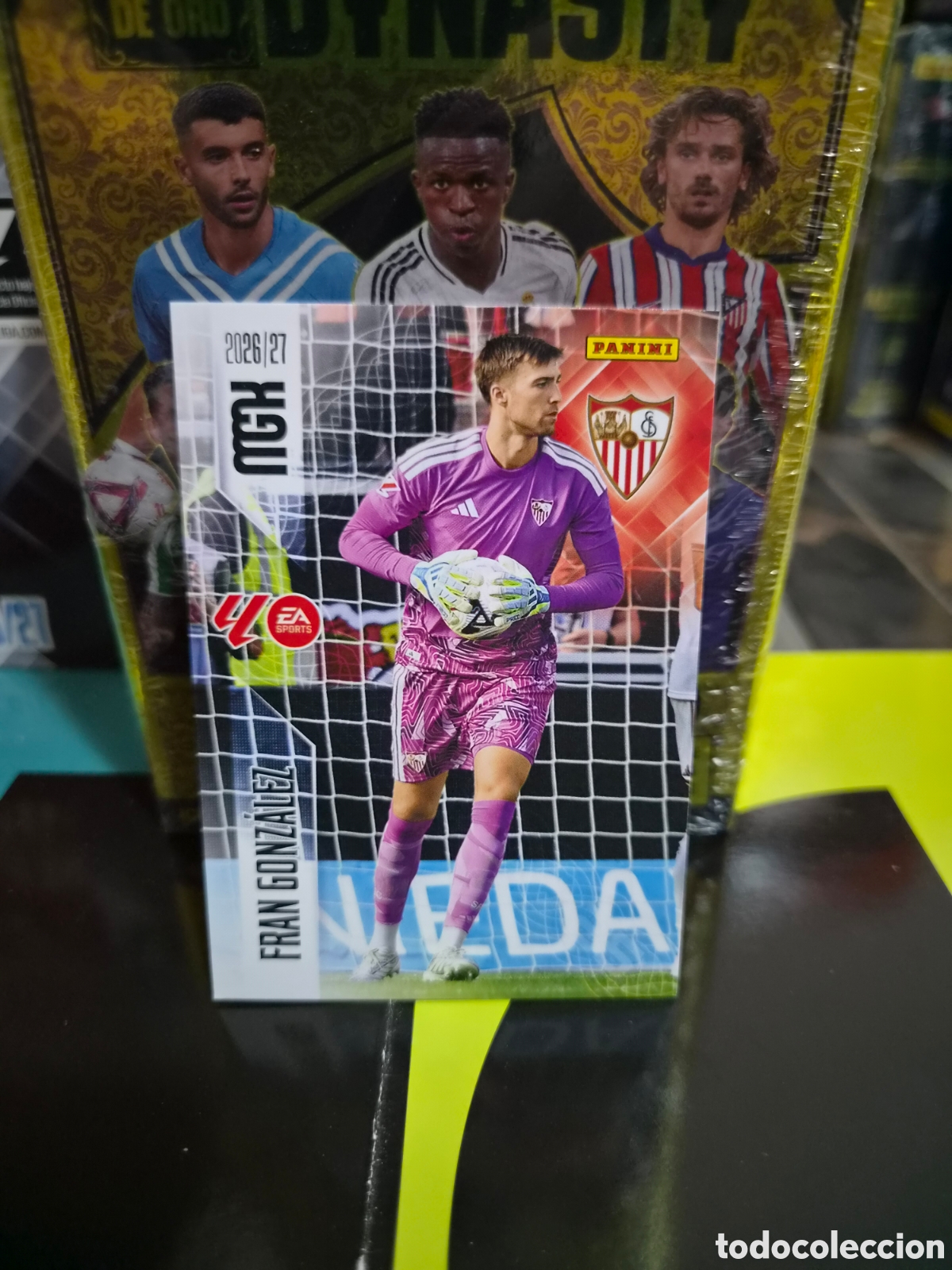 Cromos de f&uacute;tbol: N&deg;327 Sevilla Fran Gonz&aacute;lez Megacracks 26/27