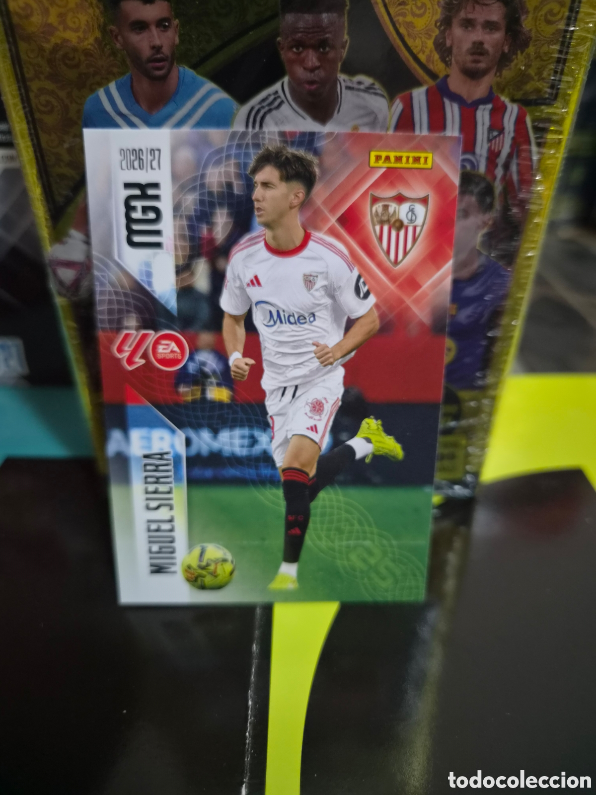 Cromos de f&uacute;tbol: N&deg;338 Sevilla Miguel Sierra Megacracks 26/27
