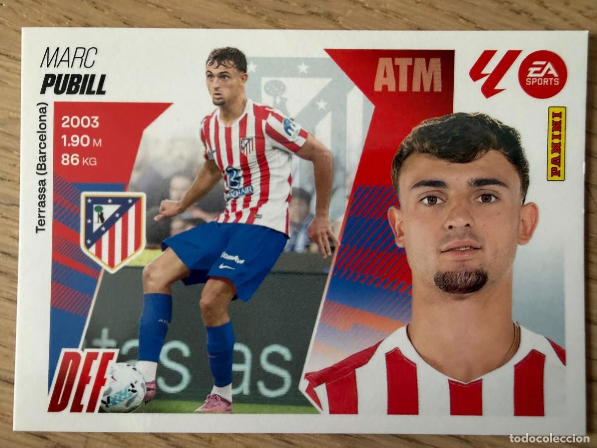 Cromos de f&uacute;tbol: 5 BIS PUBILL COLOCA ATLETICO MADRID 25 26 2025 2026 LIGA EA SPORTS COLECCIONES ESTE SIN PEGAR