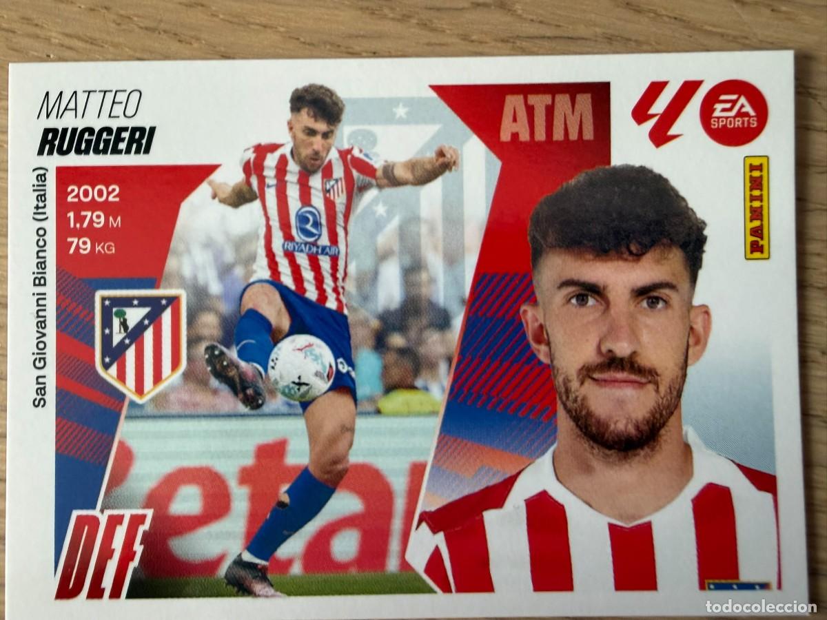 Cromos de f&uacute;tbol: 9 BIS RUGGERI COLOCA ATLETICO MADRID 25 26 2025 2026 LIGA EA SPORTS COLECCIONES ESTE SIN PEGAR