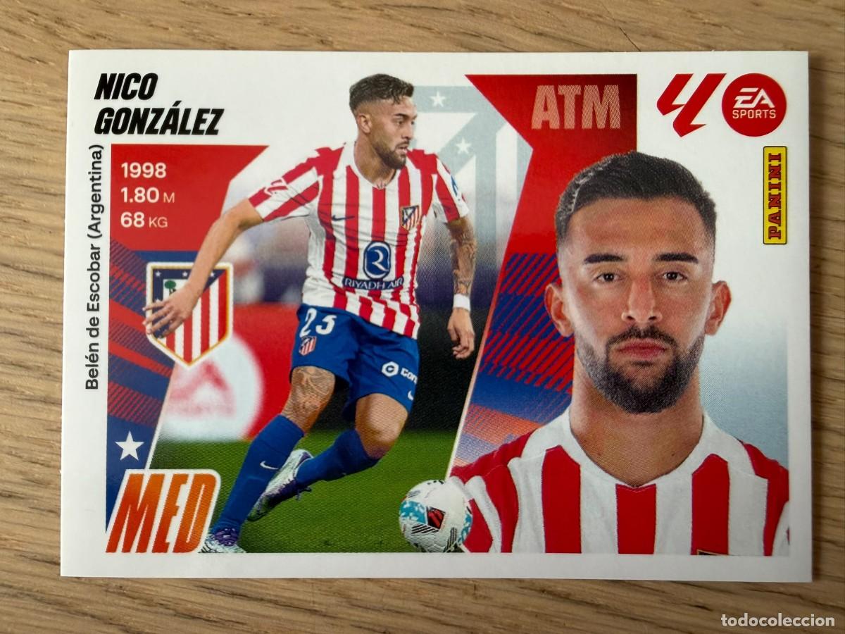 Fu&szlig;ball-Sticker: 12 BIS NICO GONZALEZ COLOCA ATLETICO MADRID 25 26 2025 2026 LIGA EA SPORTS COLECCIONE ESTE SIN PEGAR