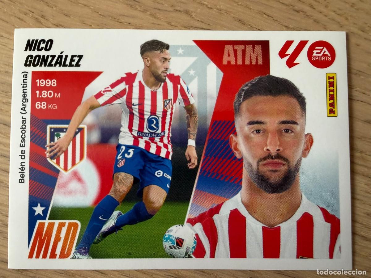 Cromos de f&uacute;tbol: 12 BIS NICO GONZALEZ COLOCA ATLETICO MADRID 25 26 2025 2026 LIGA EA SPORTS COLECCIONE ESTE SIN PEGAR