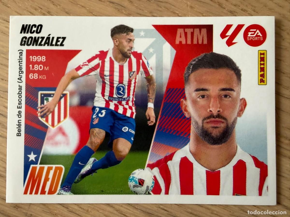 Cromos de f&uacute;tbol: 12 BIS NICO GONZALEZ COLOCA ATLETICO MADRID 25 26 2025 2026 LIGA EA SPORTS COLECCIONE ESTE SIN PEGAR