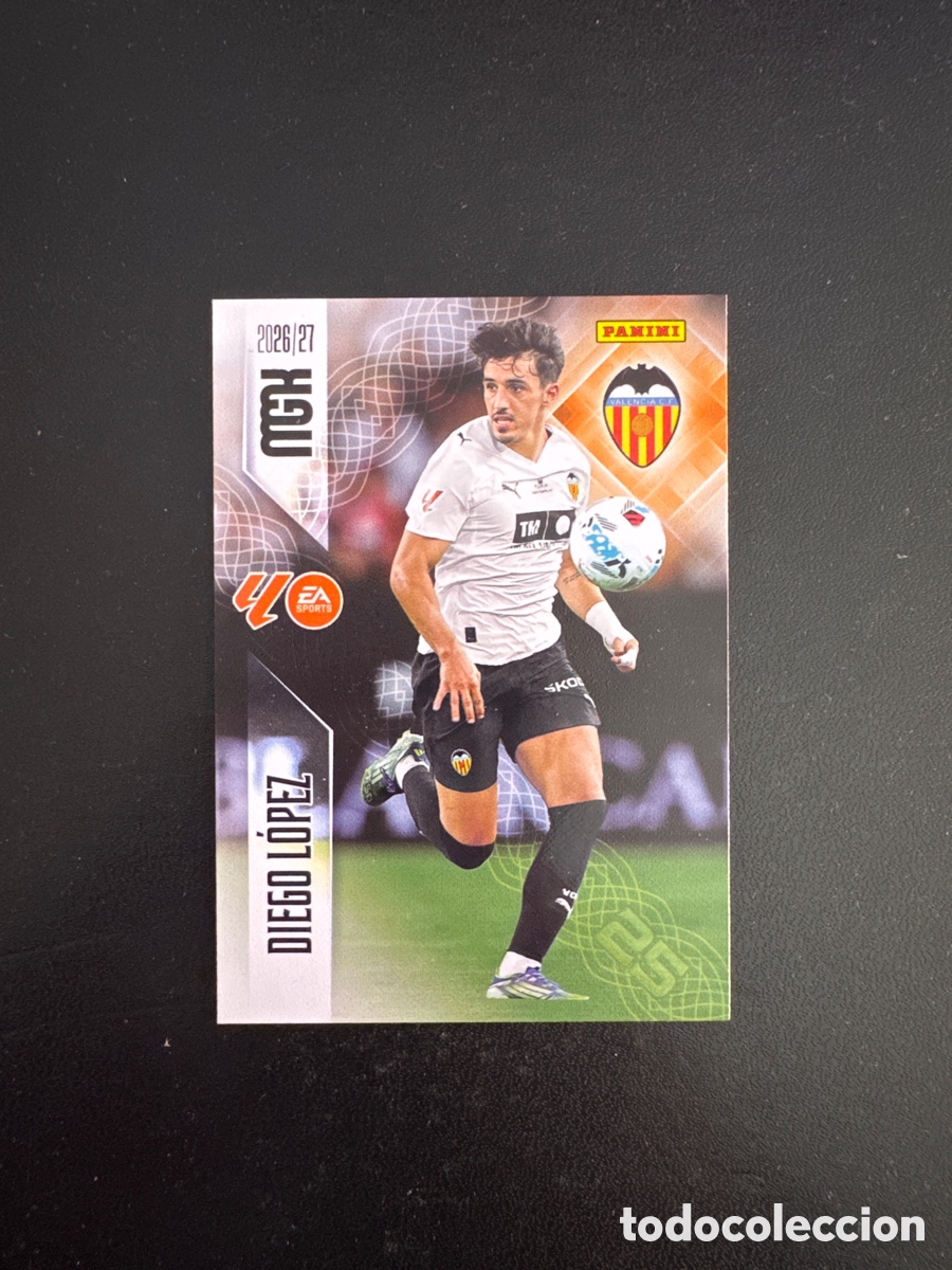 Cromos de f&uacute;tbol: DIEGO L&Oacute;PEZ VALENCIA NUMERO 359 MEGACRACKS 2026 2027
