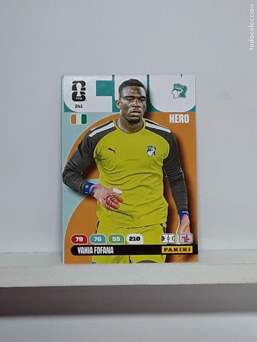 Cromos de f&uacute;tbol: ADRENALYN MUNDIAL 2026 WORLD CUP 26 ALBUM PANINI N 241 COSTA DE MARFIL YAHIA FOFANA