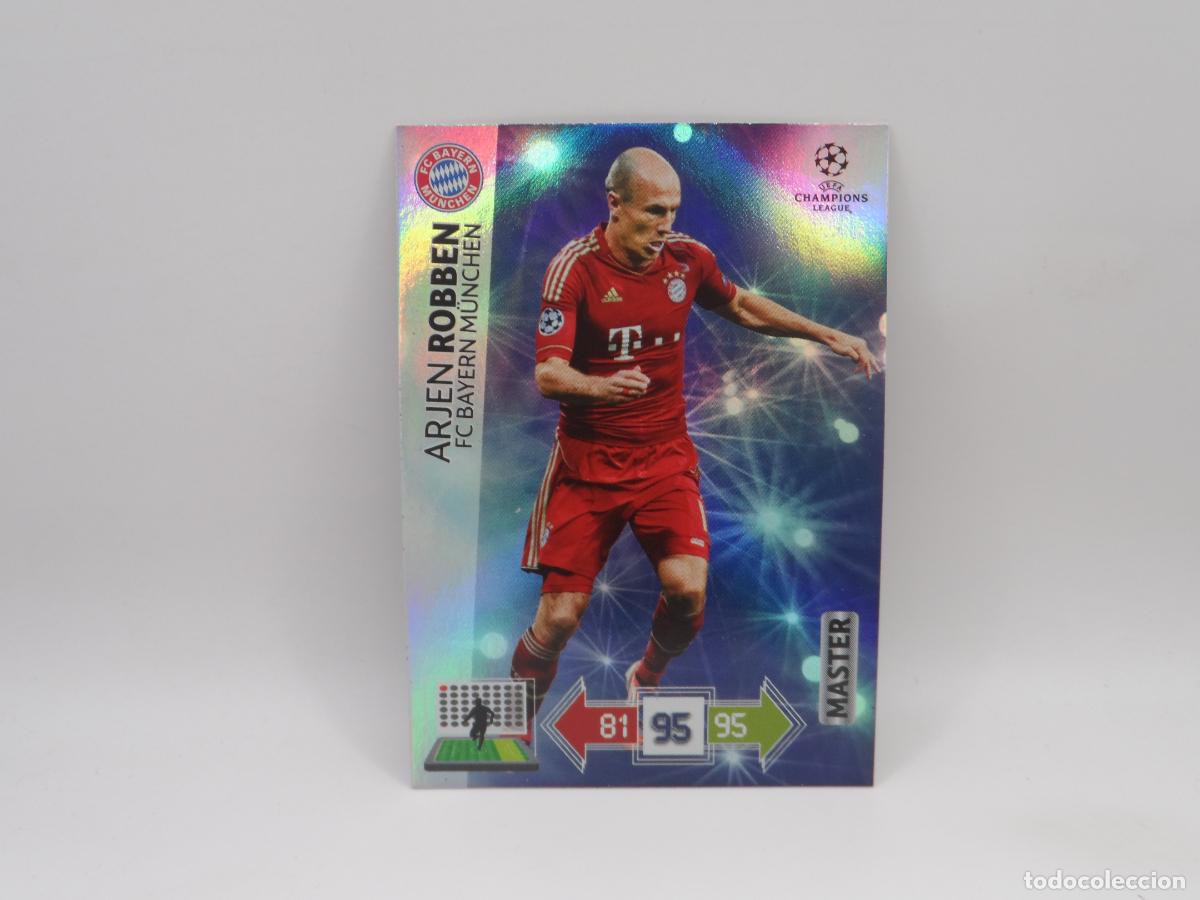 Fu&szlig;ball-Sticker: ARJEN ROBBEN BAYERN MUNICH MASTER PANINI ADRENALYN CHAMPIONS LEAGUE 2012 2013 12 13