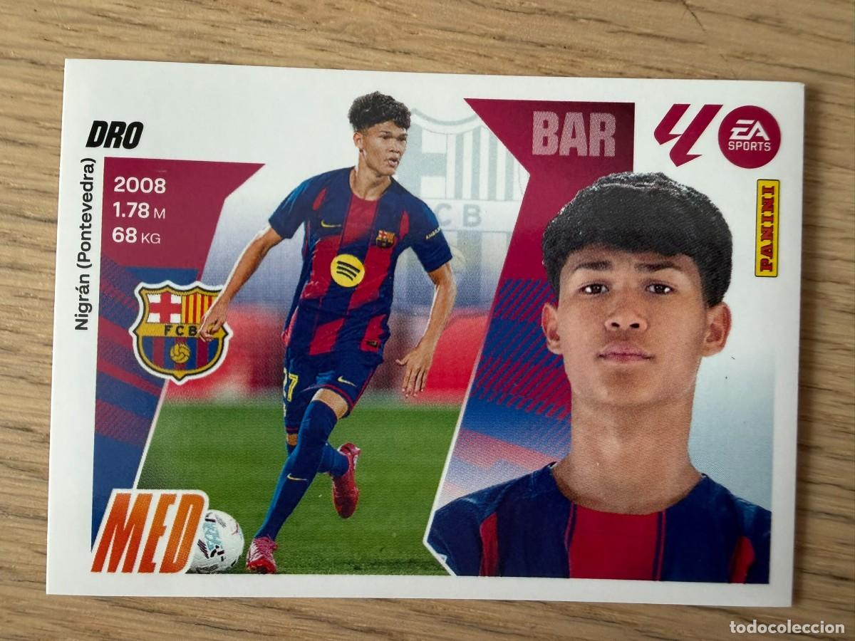 Cromos de f&uacute;tbol: 13 BIS DRO COLOCA BARCELONA 25 26 2025 2026 LIGA EA SPORTS COLECCIONES ESTE SIN PEGAR
