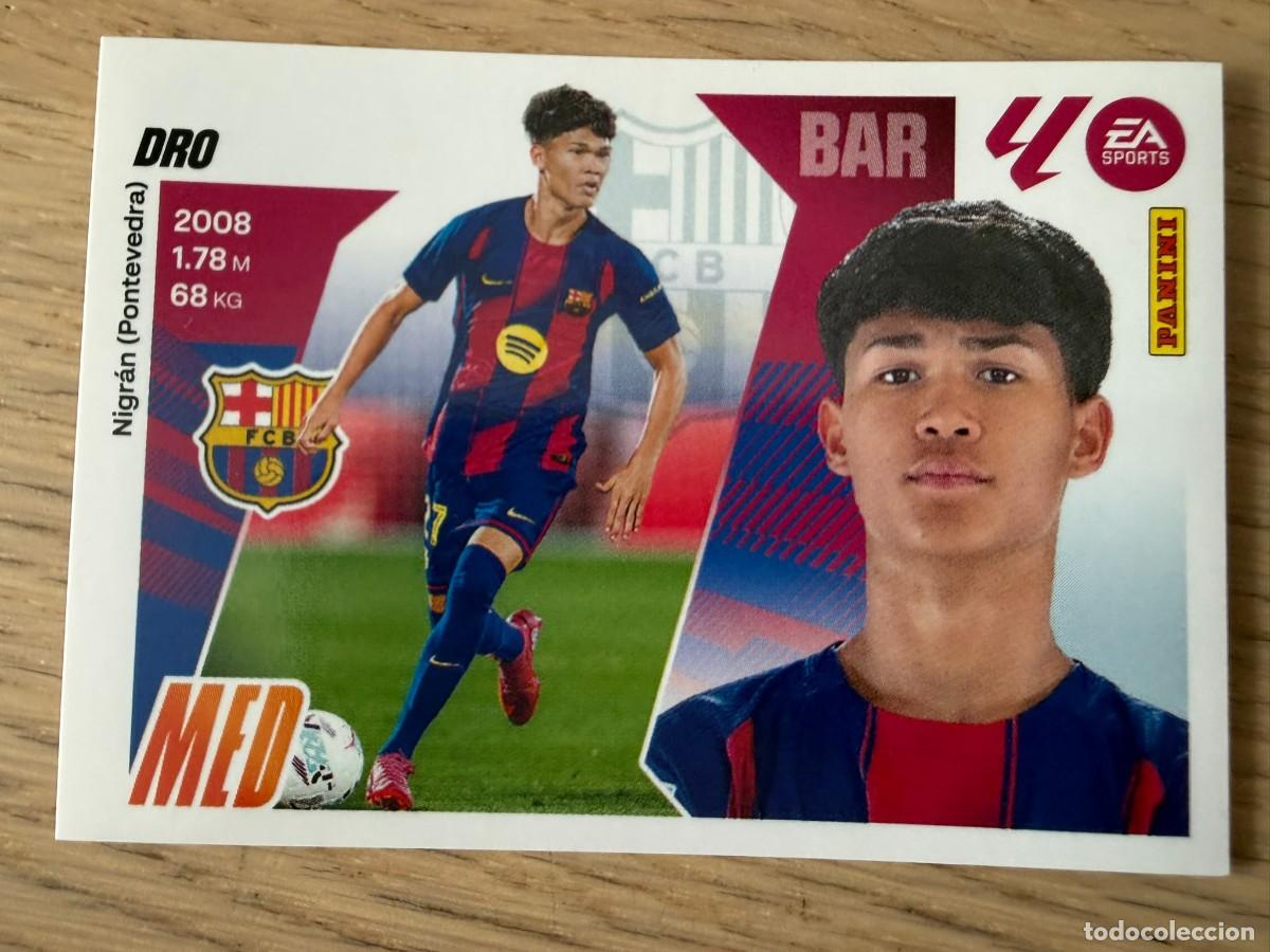 Cromos de f&uacute;tbol: 13 BIS DRO COLOCA BARCELONA 25 26 2025 2026 LIGA EA SPORTS COLECCIONES ESTE SIN PEGAR
