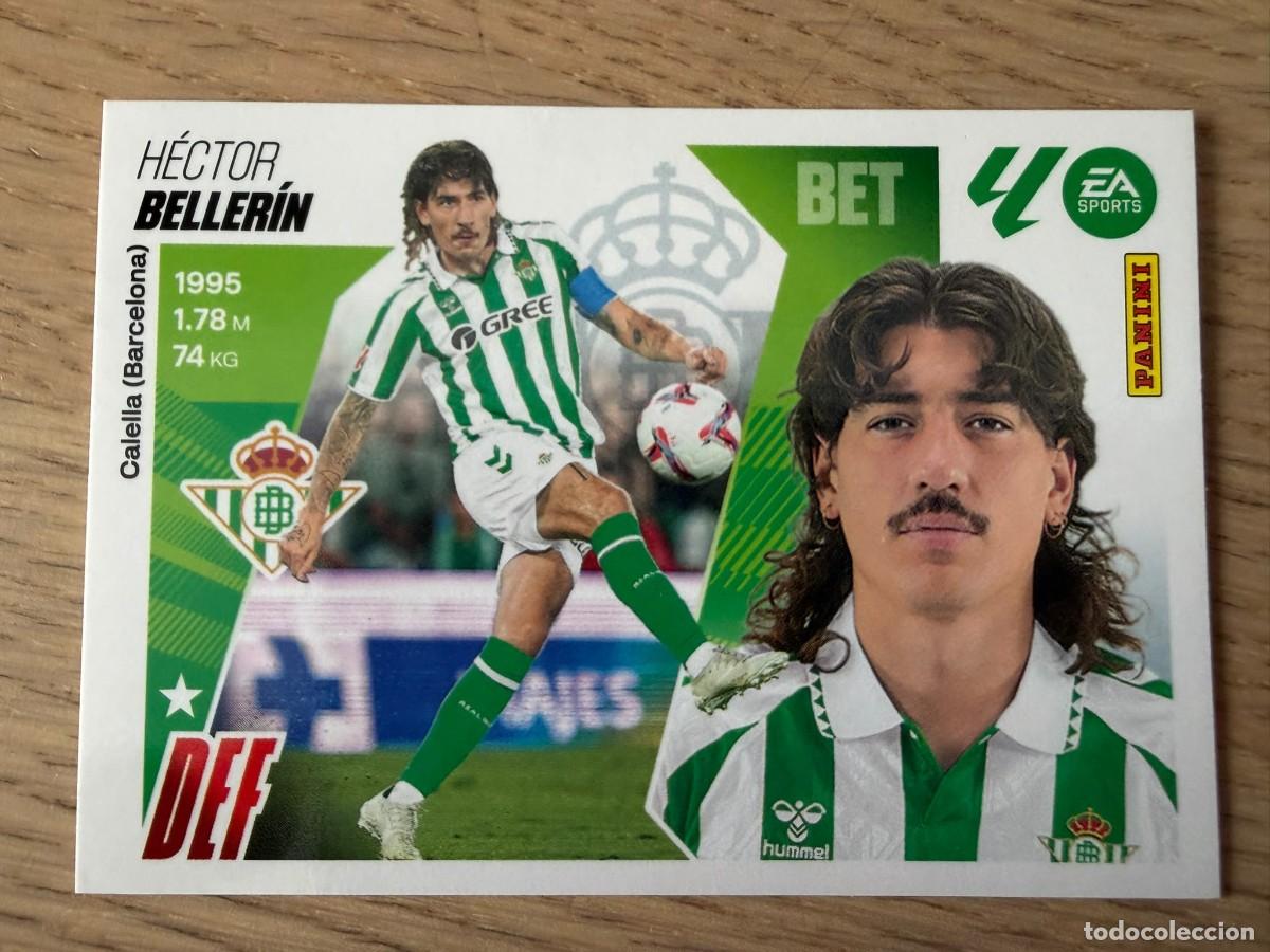 Cromos de f&uacute;tbol: 9 BIS BELLERIN COLOCA REAL BETIS 25 26 2025 2026 LIGA EA SPORTS COLECCIONES ESTE SIN PEGAR