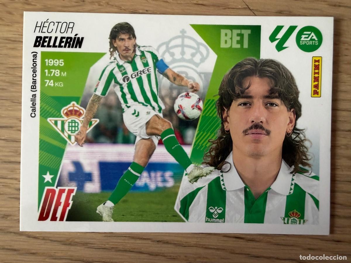 Cromos de f&uacute;tbol: 9 BIS BELLERIN COLOCA REAL BETIS 25 26 2025 2026 LIGA EA SPORTS COLECCIONES ESTE SIN PEGAR