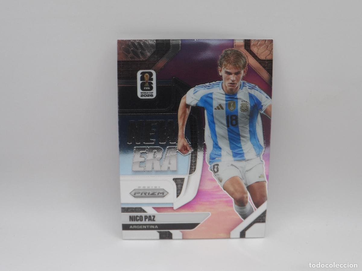 Cromos de f&uacute;tbol: 7 NICO PAZ NEW ERA ARGENTINA PANINI PRIZM WORLD CUP 2026