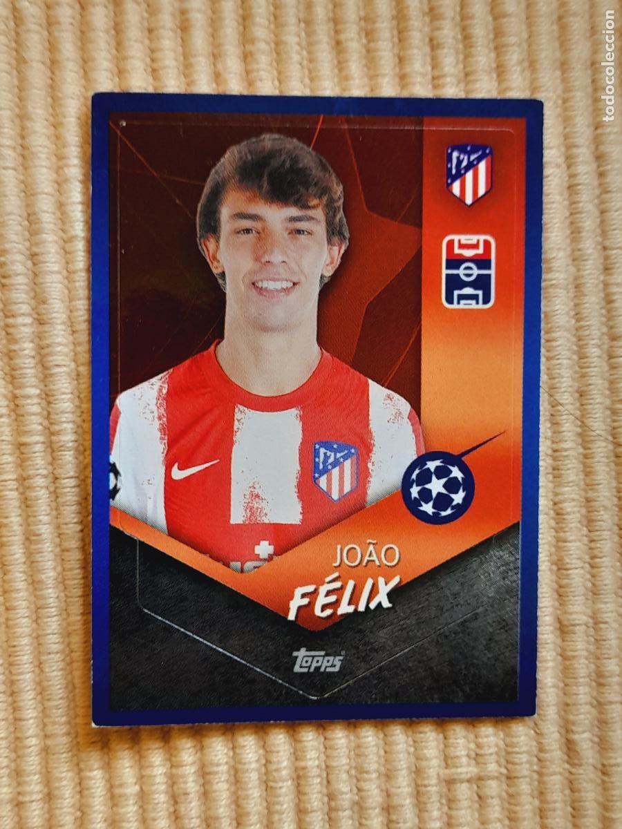 Cromos de f&uacute;tbol: CROMO N&ordm; 155 JOAO FELIX, ATLETICO MADRID 21-22 2021 2022 UEFA CHAMPIONS LEAGUE. TOPPS