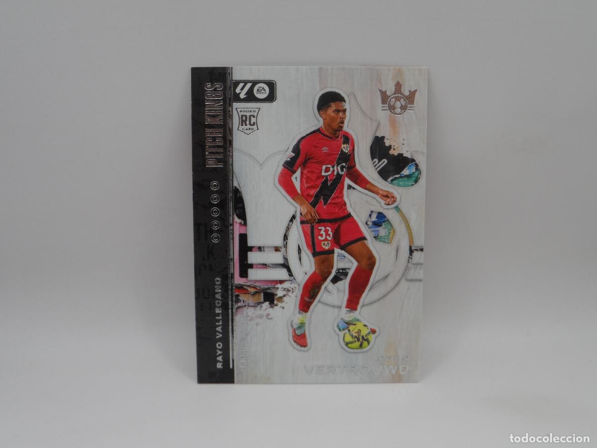 Cromos de f&uacute;tbol: 39 VERTROUWD RAYO VALLECANO ROOKIE PANINI PITCH KINGS 2025 2026 25 26
