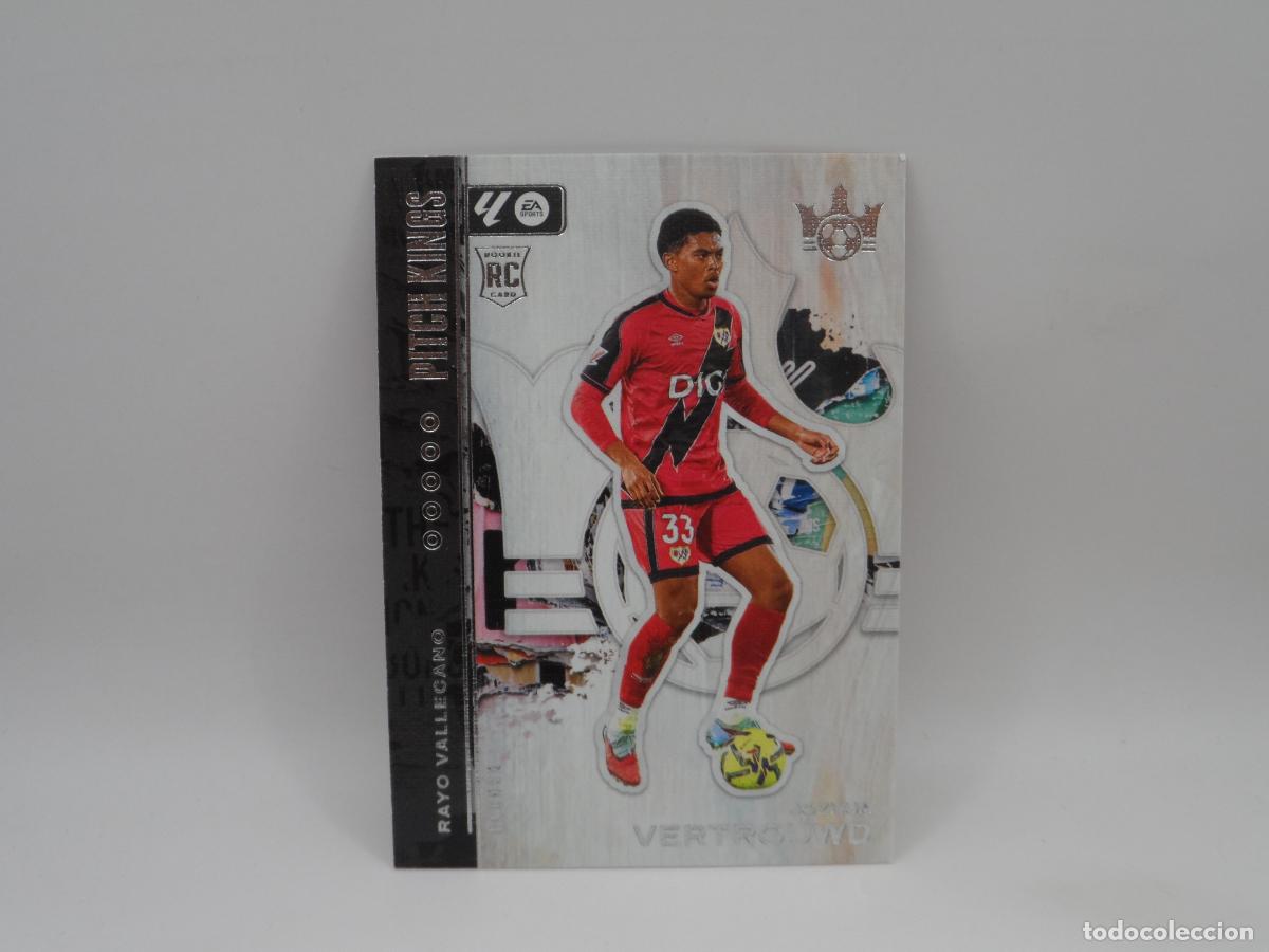 Cromos de f&uacute;tbol: 39 VERTROUWD RAYO VALLECANO ROOKIE PANINI PITCH KINGS 2025 2026 25 26