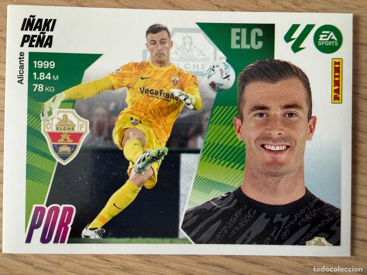 Cromos de f&uacute;tbol: 4 BIS I&Ntilde;AKI PE&Ntilde;A COLOCA ELCHE 25 26 2025 2026 LIGA EA SPORTS COLECCIONES ESTE SIN PEGAR