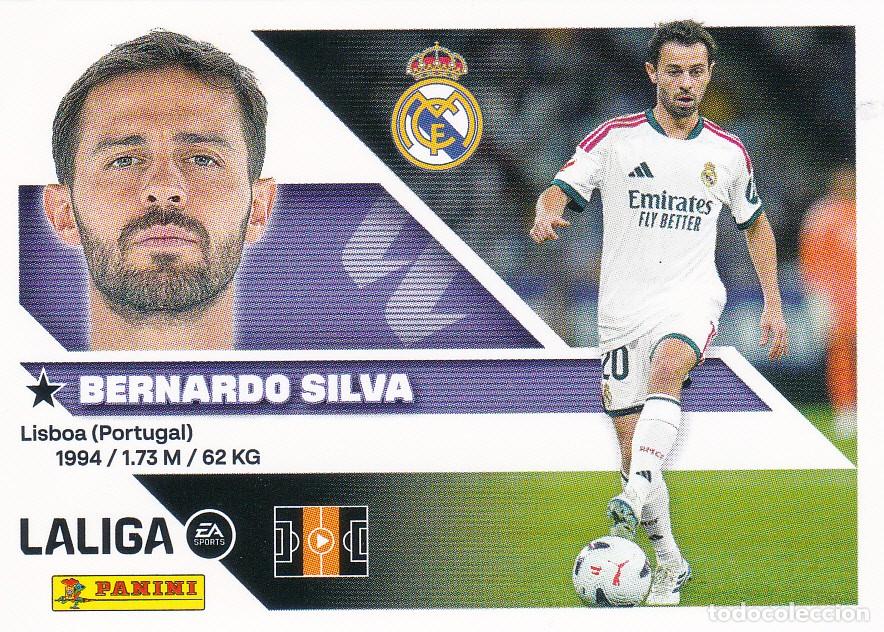 Fu&szlig;ball-Sticker: ESTE 2026-27 * BERNARDO SILVA * FICHAJE N&ordm; 21 - 3&ordf; EDICI&Oacute;N (NUEVO DE SOBRE) (A-20)