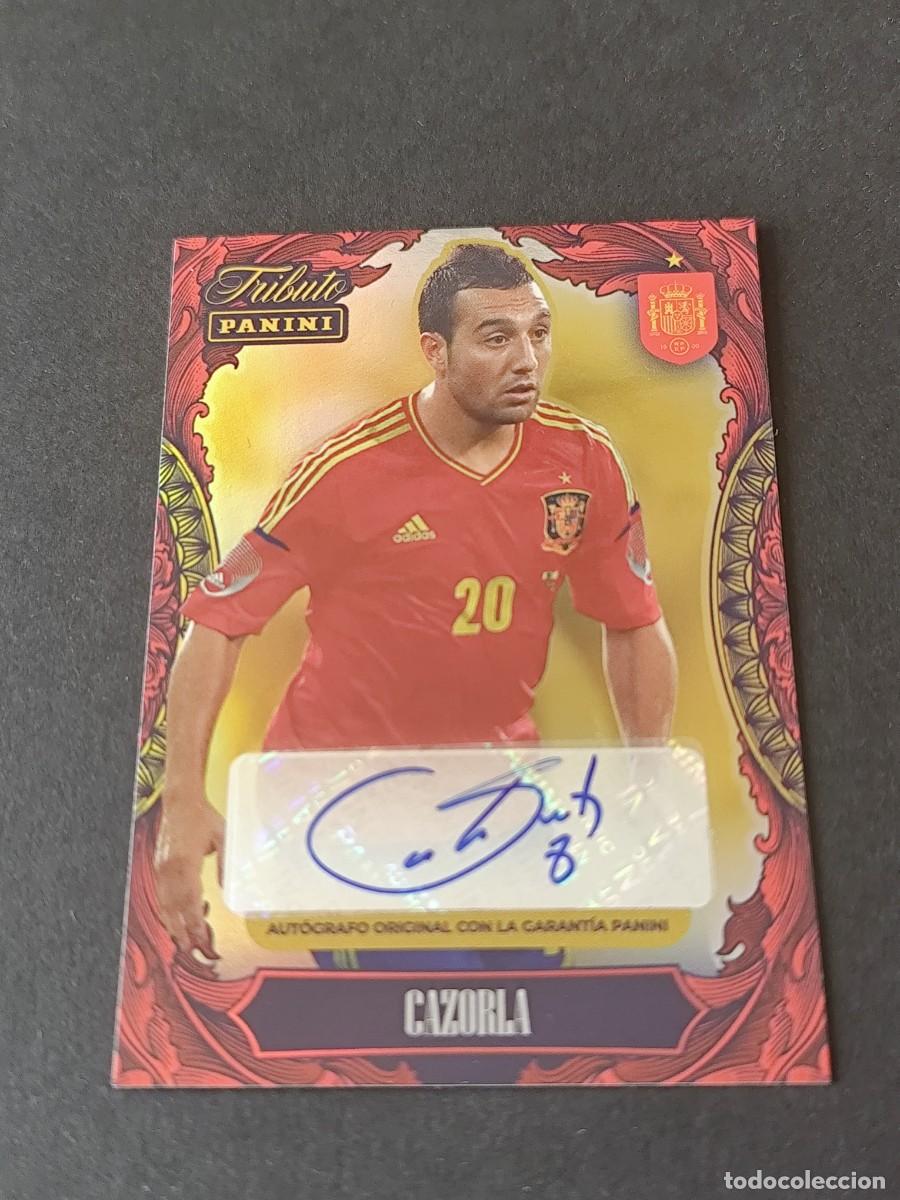 Fu&szlig;ball-Sticker: SANTI CAZORLA AUTO AUT&Oacute;GRAFO ORIGINAL /200 TRIBUTO SELECCI&Oacute;N ESPA&Ntilde;OLA 2010-2026 &iexcl;VAMOS CAMPEONES!