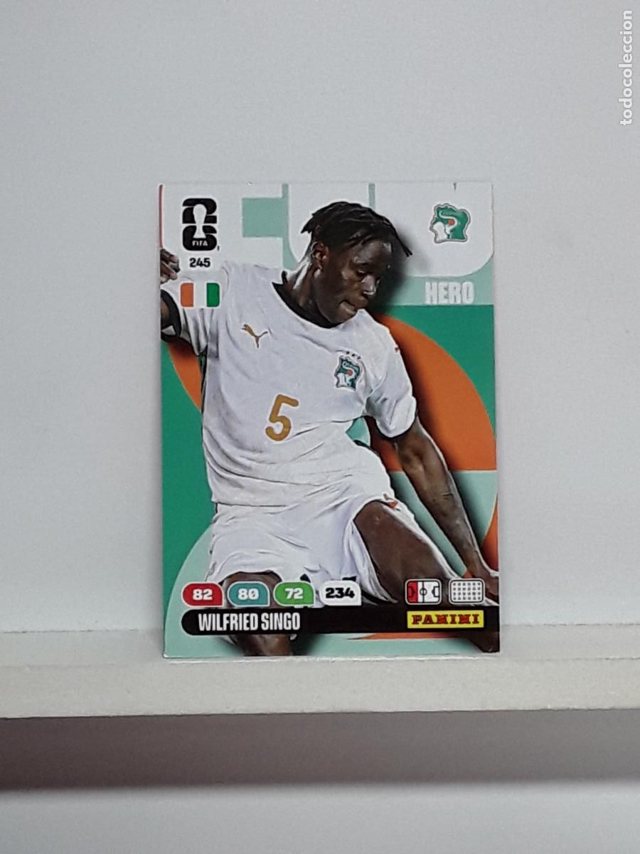 Cromos de f&uacute;tbol: ADRENALYN MUNDIAL 2026 WORLD CUP 26 ALBUM PANINI N 245 COSTA DE MARFIL WILFRIED SINGO