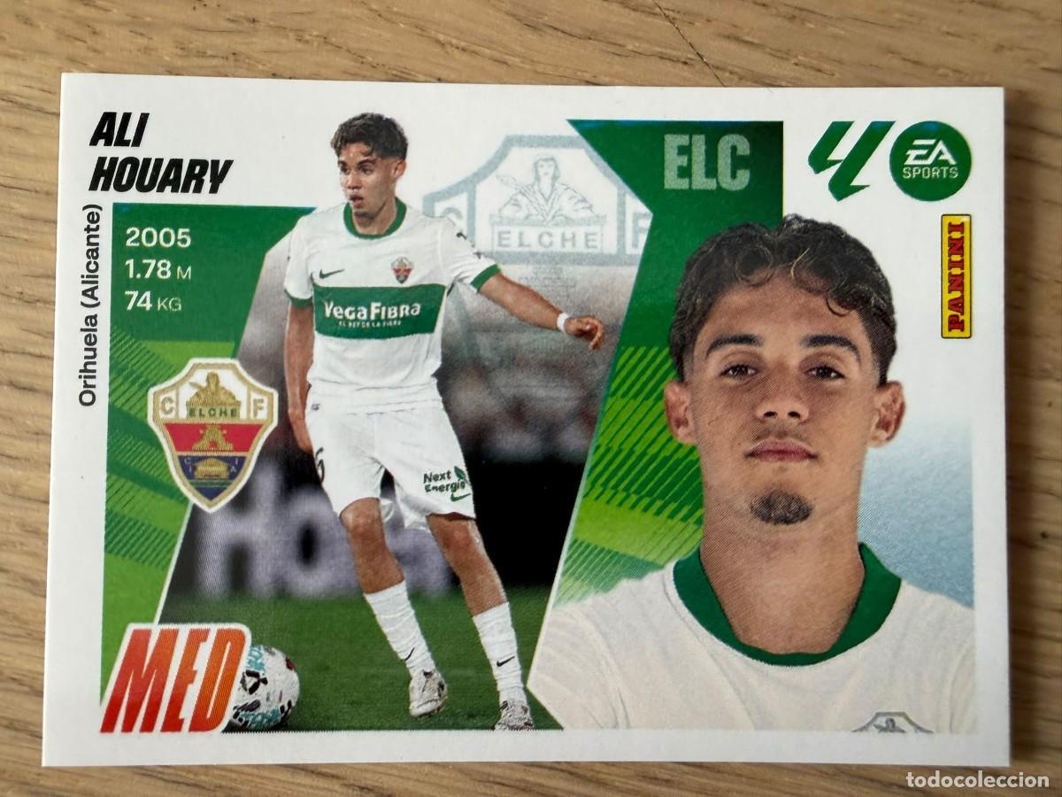 Cromos de f&uacute;tbol: 16 BIS ALI HOUARY COLOCA ELCHE 25 26 2025 2026 LIGA EA SPORTS COLECCIONES ESTE SIN PEGAR