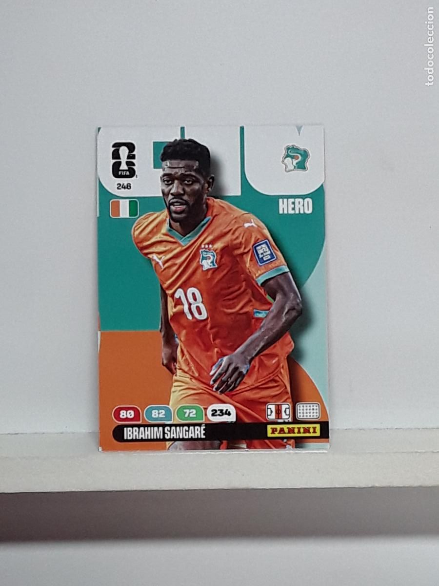 Cromos de f&uacute;tbol: ADRENALYN MUNDIAL 2026 WORLD CUP 26 ALBUM PANINI N 246 COSTA DE MARFIL IBRAHIM SANGARE