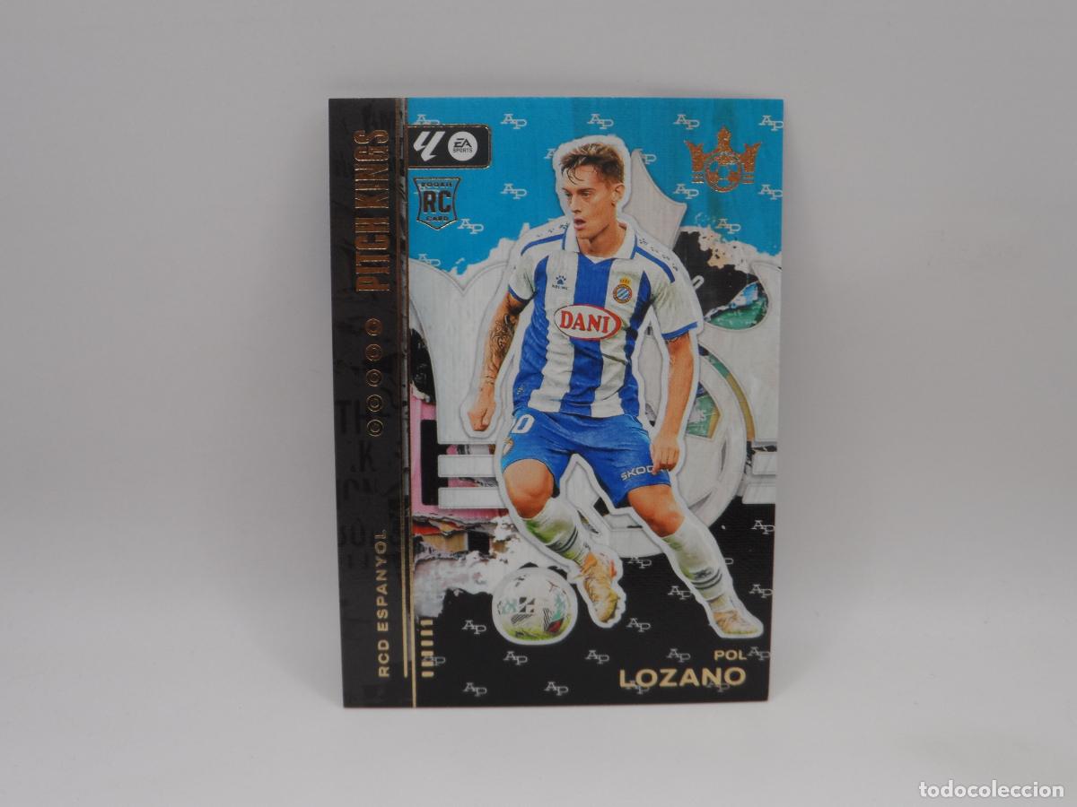 Cromos de f&uacute;tbol: 67 POL LOZANO PARALELA AZUL ESPANYOL ROOKIE PANINI PITCH KINGS 2025 2026 25 26 ESPA&Ntilde;OL
