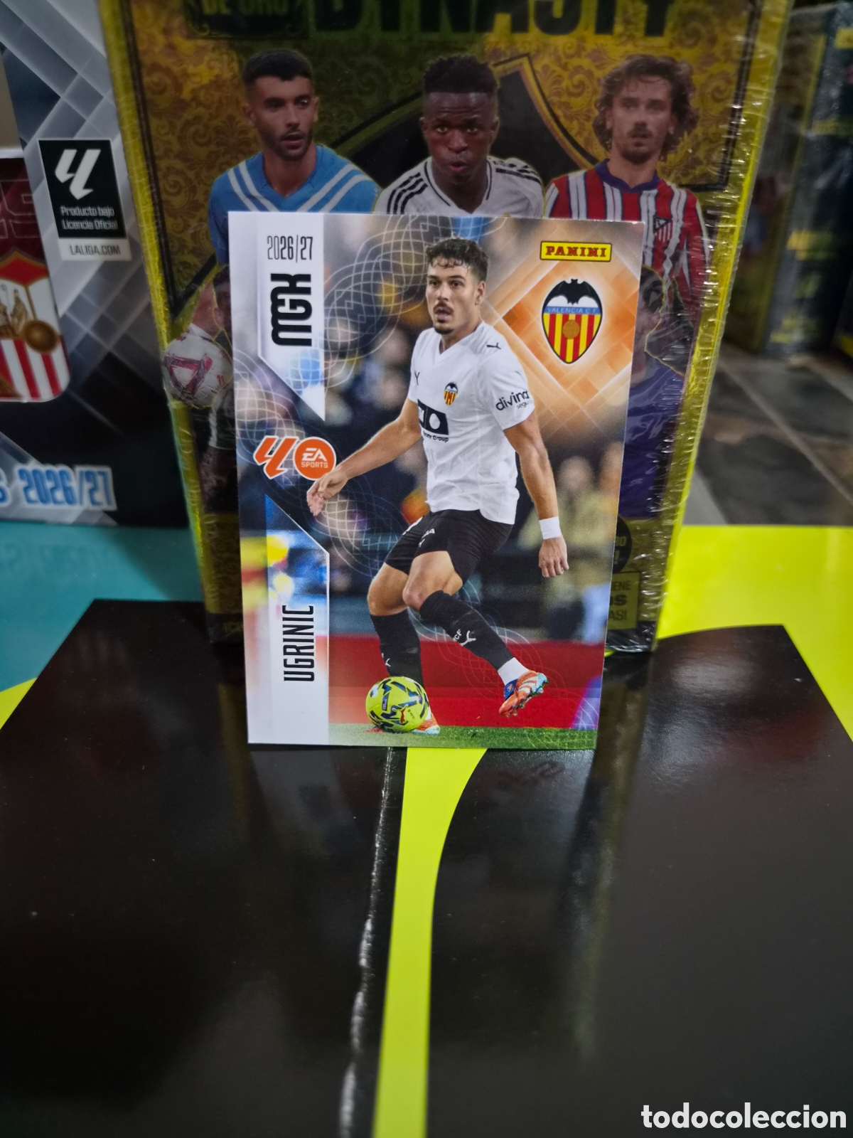 Cromos de f&uacute;tbol: N&deg;356 Valencia Ugrinic Megacracks 26/27