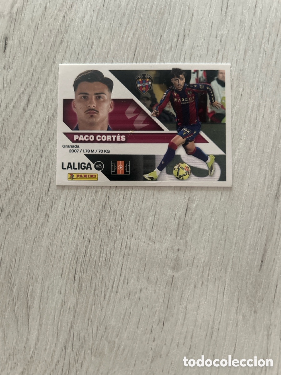 Cromos de f&uacute;tbol: Paco Cort&eacute;s 14B 14 B Levante Liga Este 2026/27 26-27 Panini