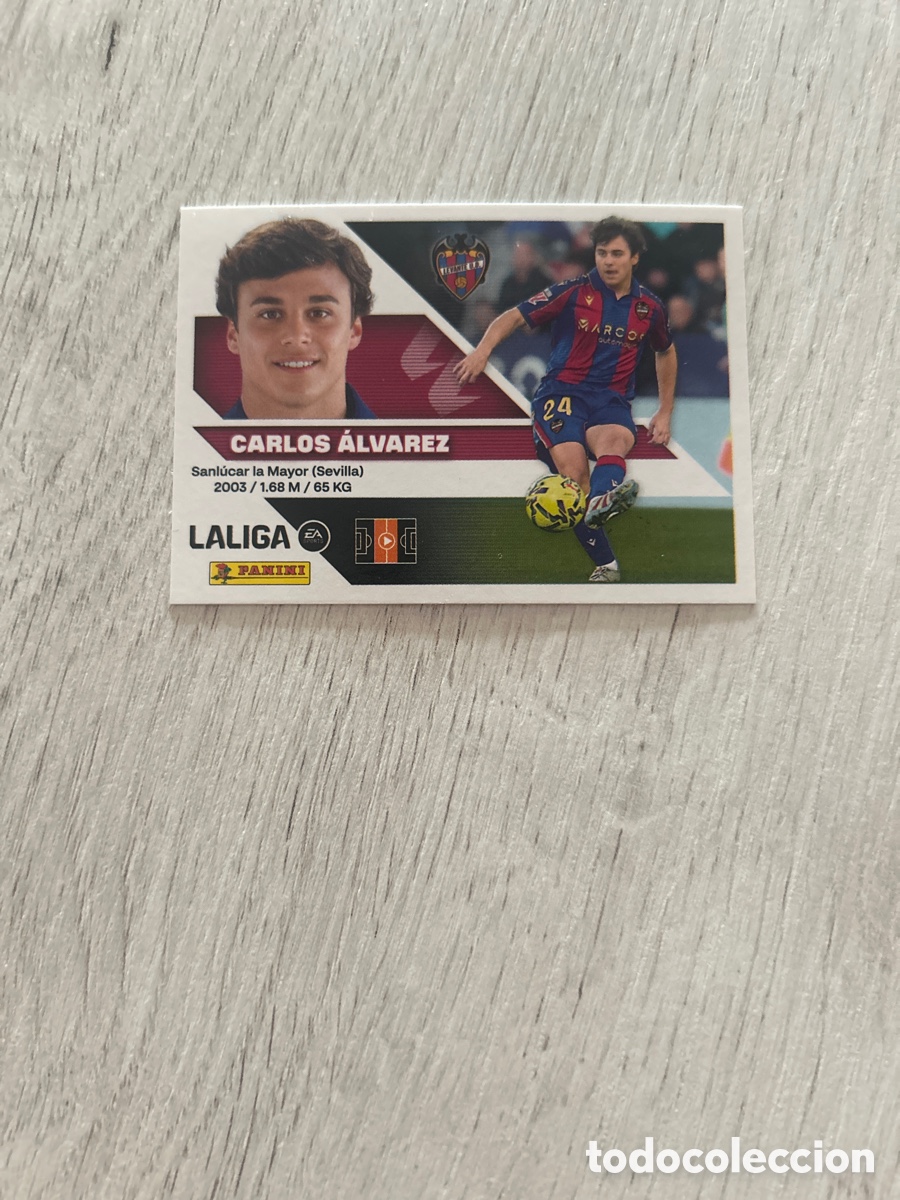 Cromos de f&uacute;tbol: Carlos &Aacute;lvarez 15 Levante Liga Este 2026/27 26-27 Panini