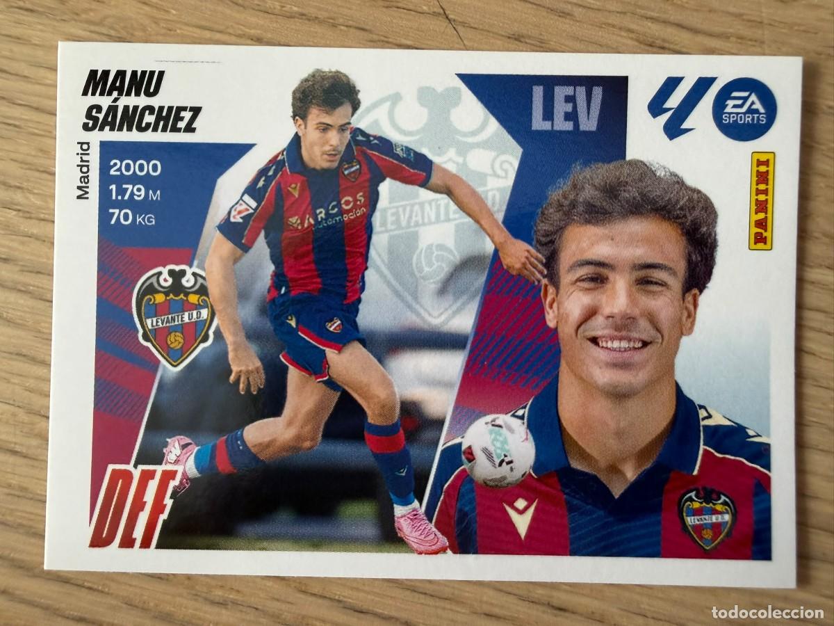 Cromos de f&uacute;tbol: 11 BIS MANU SANCHEZ COLOCA LEVANTE 25 26 2025 2026 LIGA EA SPORTS COLECCIONES ESTE SIN PEGAR
