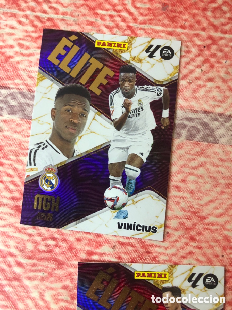 Cromos de f&uacute;tbol: N&deg; 18 Vinicius - Real Madrid - Elite - Megacracks 25 - 26 - Panini - 2025 - 2026