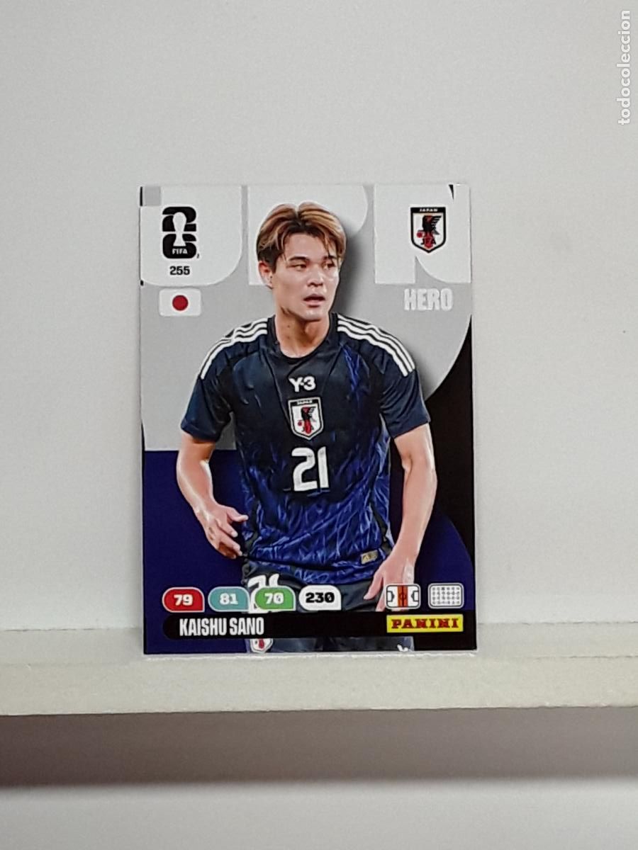 Cromos de f&uacute;tbol: ADRENALYN MUNDIAL 2026 WORLD CUP 26 ALBUM PANINI N 255 JAPON JAPAN KAISHU SANO