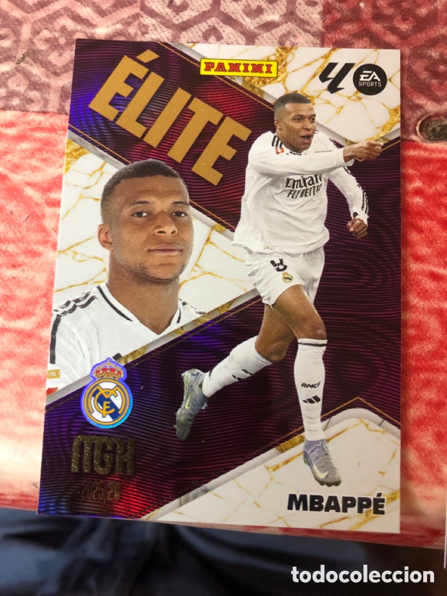 Cromos de f&uacute;tbol: CROMO DE FUTBOL NUMERO 12 MBAPPE REAL MADRID ELITE MEGACRACKS 2025 2026 MGK PANINI !