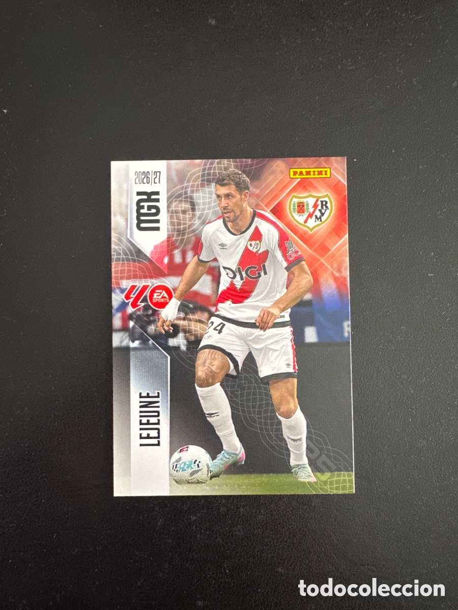 Cromos de f&uacute;tbol: LEJEUNE RAYO VALLECANO NUMERO 294 MEGACRACKS 2026 2027