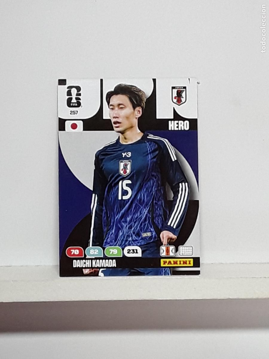 Cromos de f&uacute;tbol: ADRENALYN MUNDIAL 2026 WORLD CUP 26 ALBUM PANINI N 257 JAPON JAPAN DAICHI KAMADA