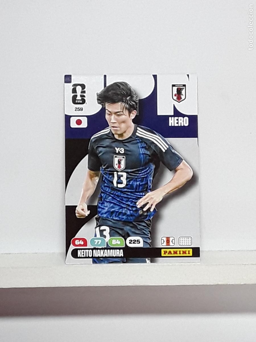 Cromos de f&uacute;tbol: ADRENALYN MUNDIAL 2026 WORLD CUP 26 ALBUM PANINI N 259 JAPON JAPAN KEITO NAKAMURA