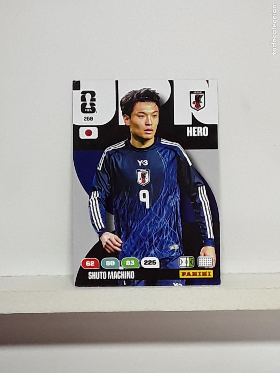 Cromos de f&uacute;tbol: ADRENALYN MUNDIAL 2026 WORLD CUP 26 ALBUM PANINI N 260 JAPON JAPAN SHUTO MACHINO