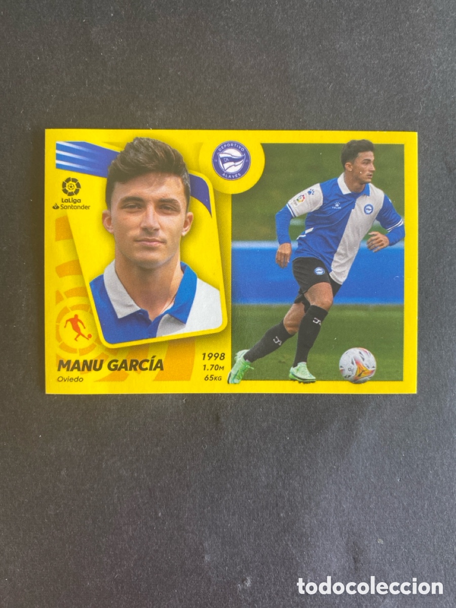 Cromos de f&uacute;tbol: Cromo liga 21/22 Alav&eacute;s N* 6 &uacute;ltimos fichajes