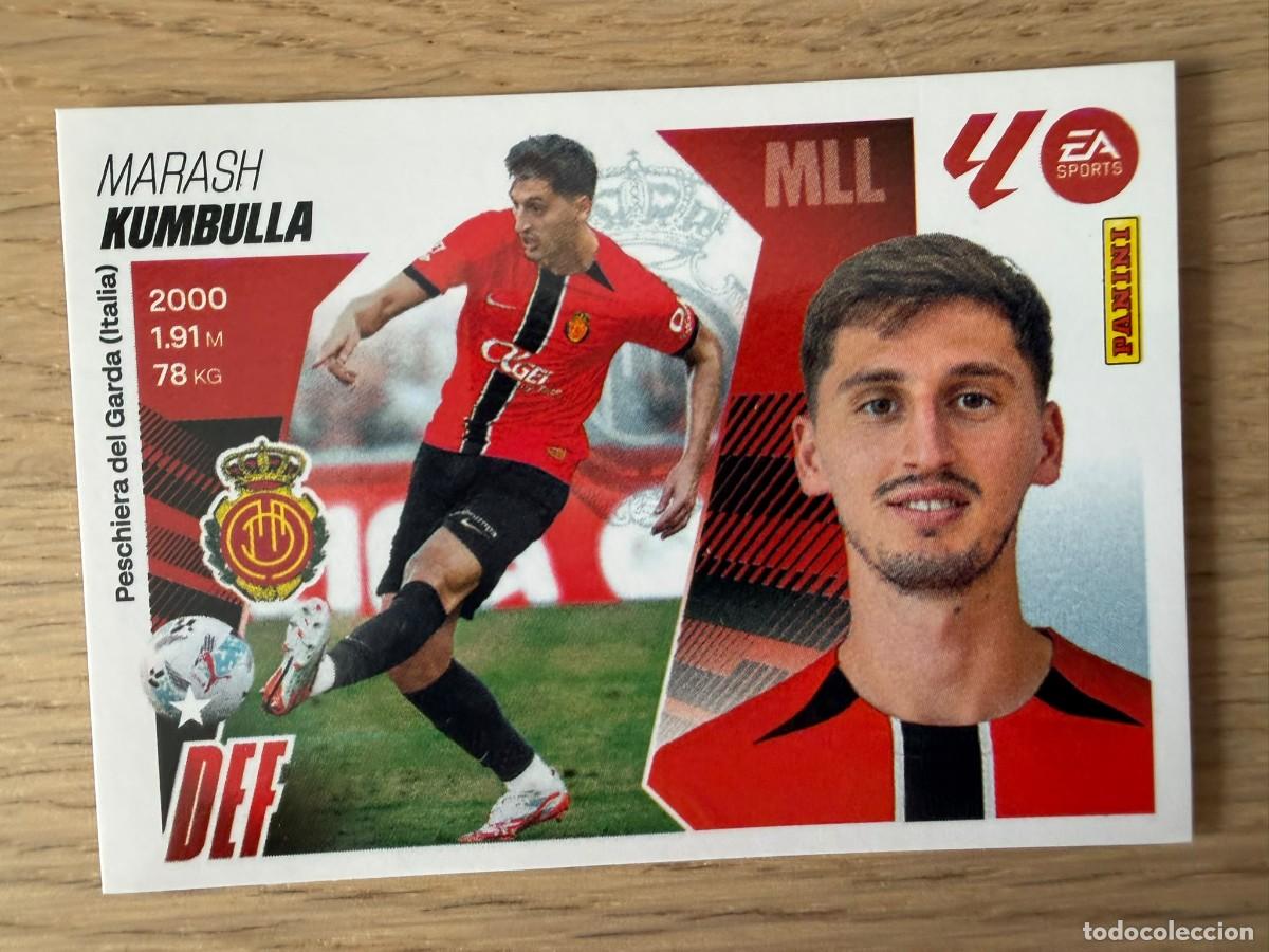 Cromos de f&uacute;tbol: 7 BIS KUMBULLA COLOCA MALLORCA 25 26 2025 2026 LIGA EA SPORTS COLECCIONES ESTE SIN PEGAR