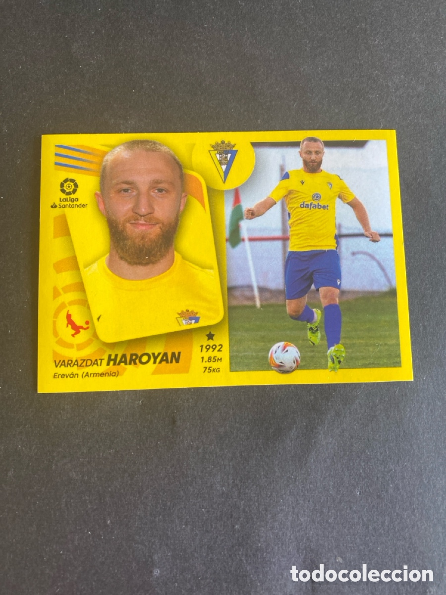 Cromos de f&uacute;tbol: Cromo liga 21/22 C&aacute;diz N* 5 &uacute;ltimos fichajes