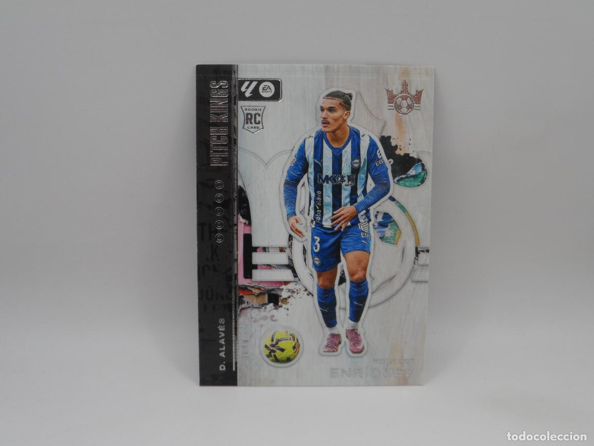 Cromos de f&uacute;tbol: 71 YOUSSEF ENRIQUEZ DEPORTIVO ALAVES ROOKIE PANINI PITCH KINGS 2025 2026 25 26