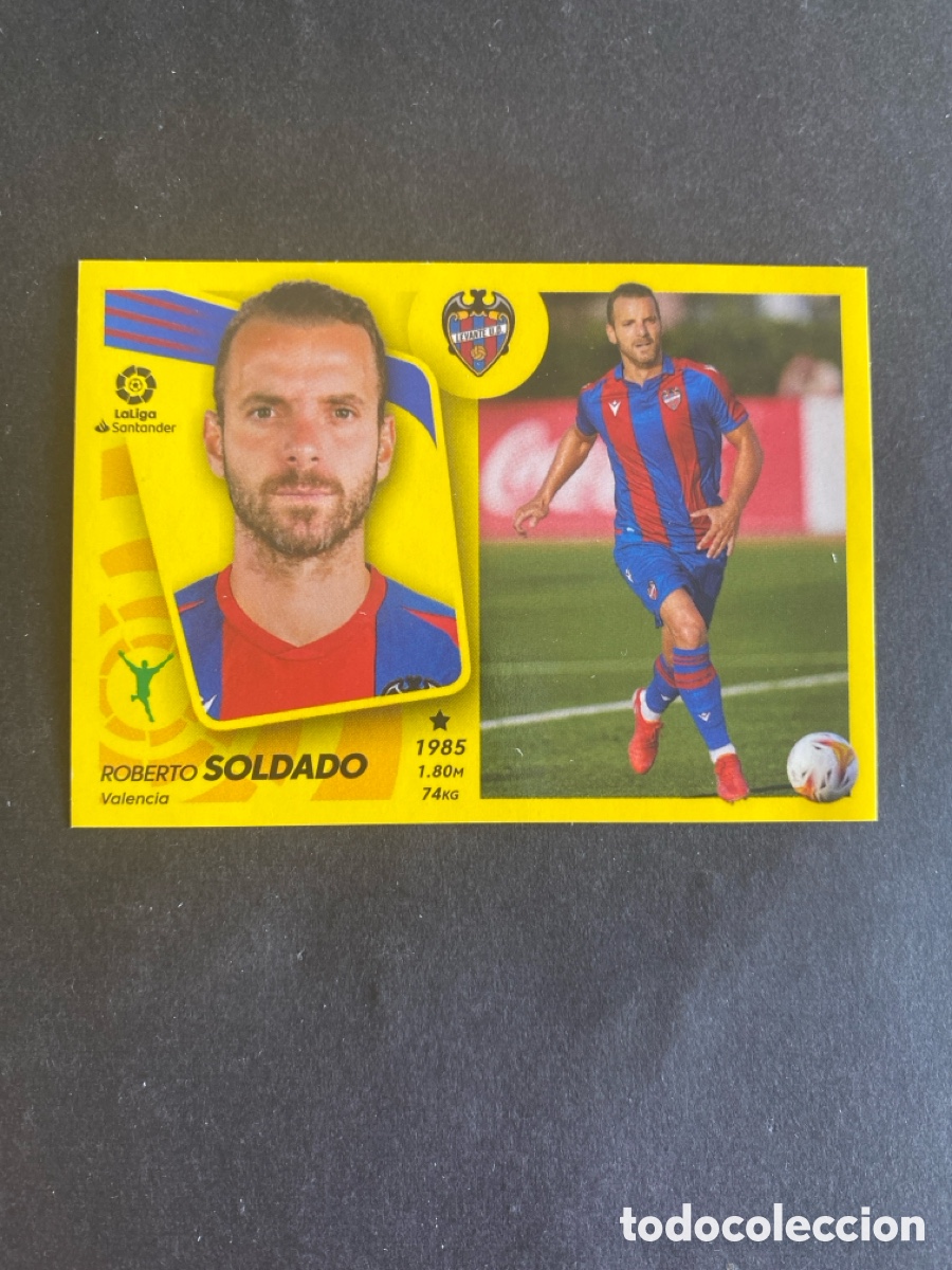 Cromos de f&uacute;tbol: Cromo liga 21/22 Levante N* 9 &uacute;ltimos fichajes
