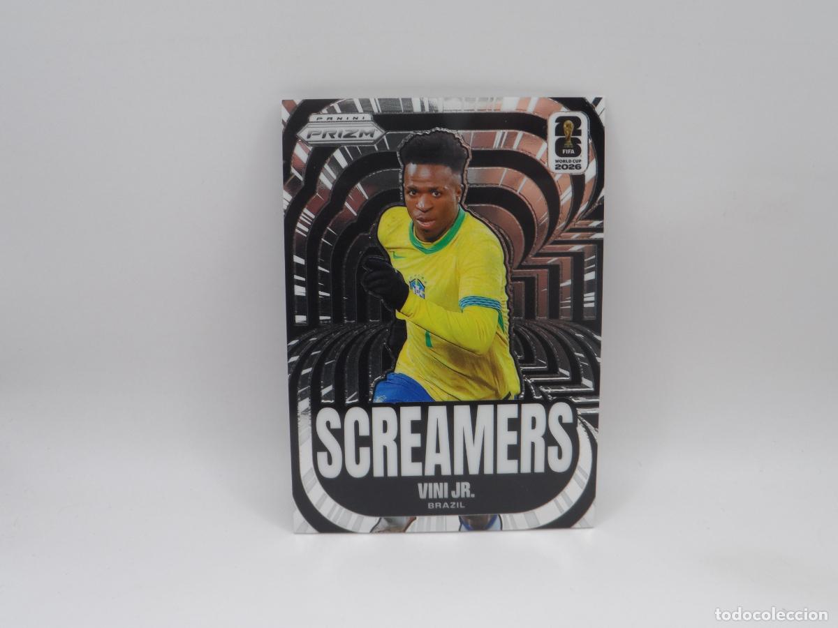 Football Stickers: 10 VINICIUS JR BRASIL SCREAMERS PANINI PRIZM WORLD CUP 2026