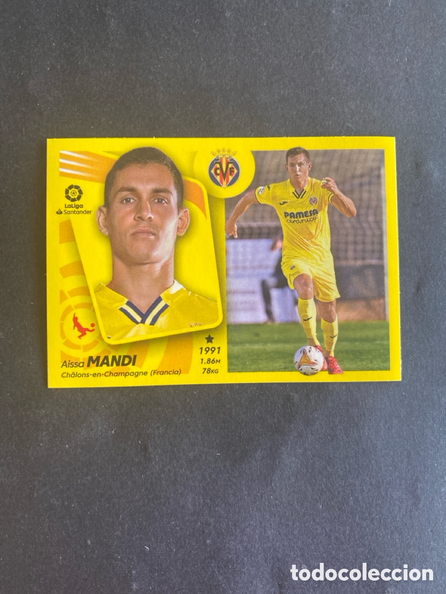 Football Stickers: Cromo liga 21/22 Villarreal N* 8 &uacute;ltimos fichajes