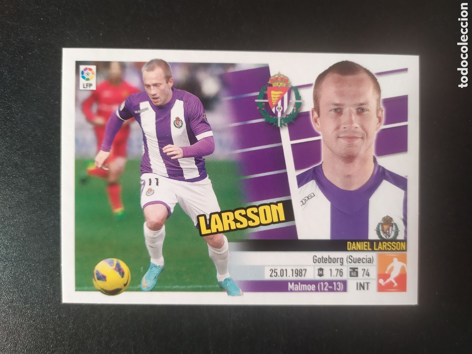 Football Stickers: Liga este 2013 2014 13 14 panini Larsson n&ordm; 11 A Valladolid