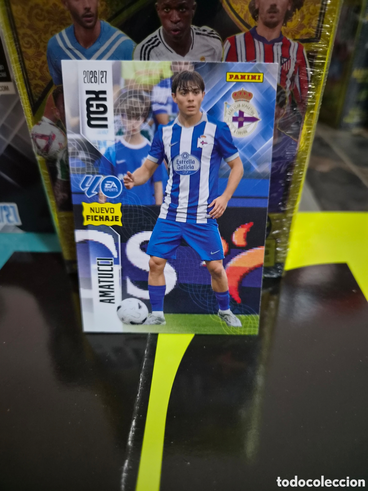 Football Stickers: N&deg;452 Nuevo Fichaje Amatucci Megacracks 26/27