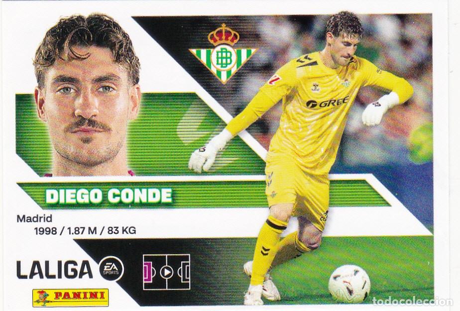 Football Stickers: ESTE 2026-27 * DIEGO CONDE * N&ordm; 4BIS - 2&ordf; EDICI&Oacute;N COLOCA DEL BETIS (NUEVO DE SOBRE) (A-20)